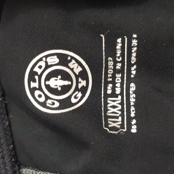 Gold's Gym Men's Size XL Short Sleeved Poly/Spandex Blend Workout Tee - Picture 4 of 5